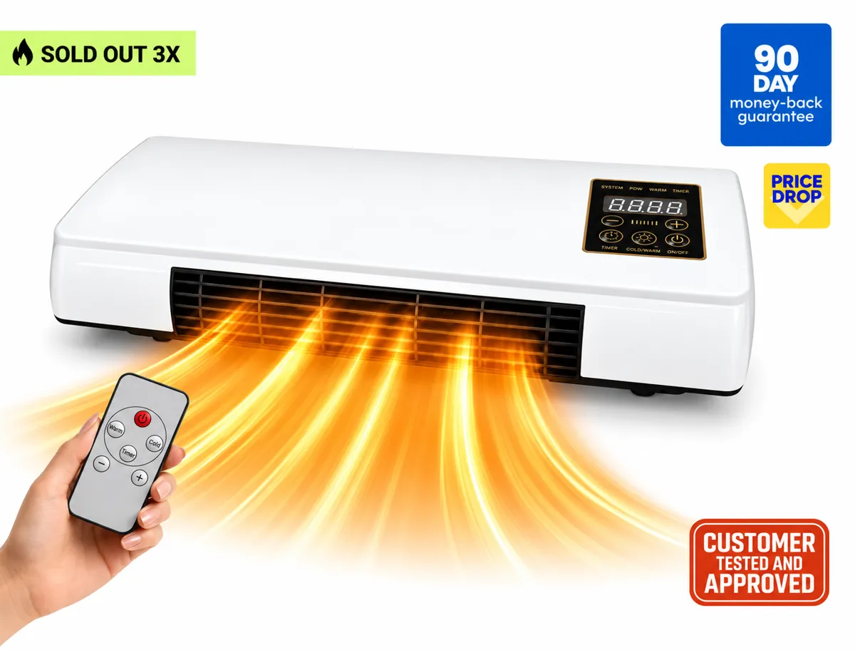 Cozy Cove Pro Heater with wireless remote control