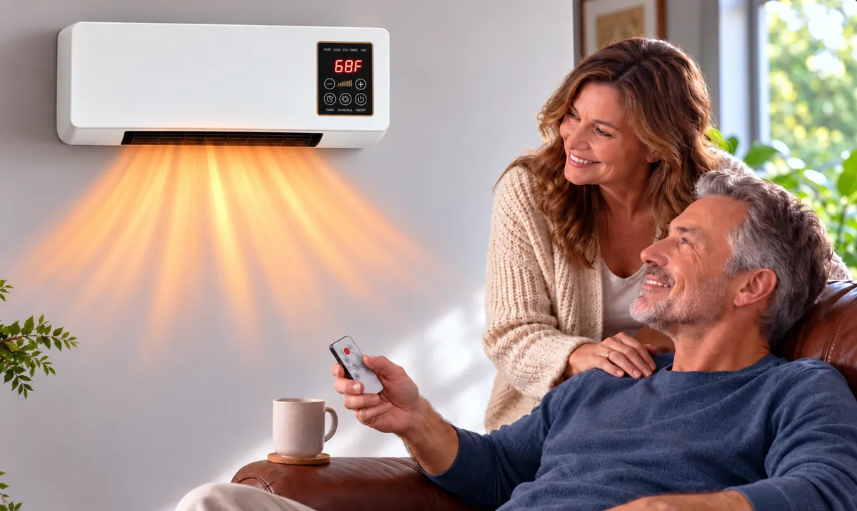 Cozy Cove Pro heater in a small spaces
